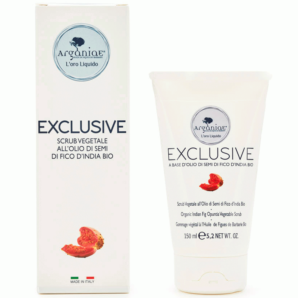 Arganiae Exclusive Pflanzliches Peeling mit Bio-Kaktusfeigenkernöl 150 ml