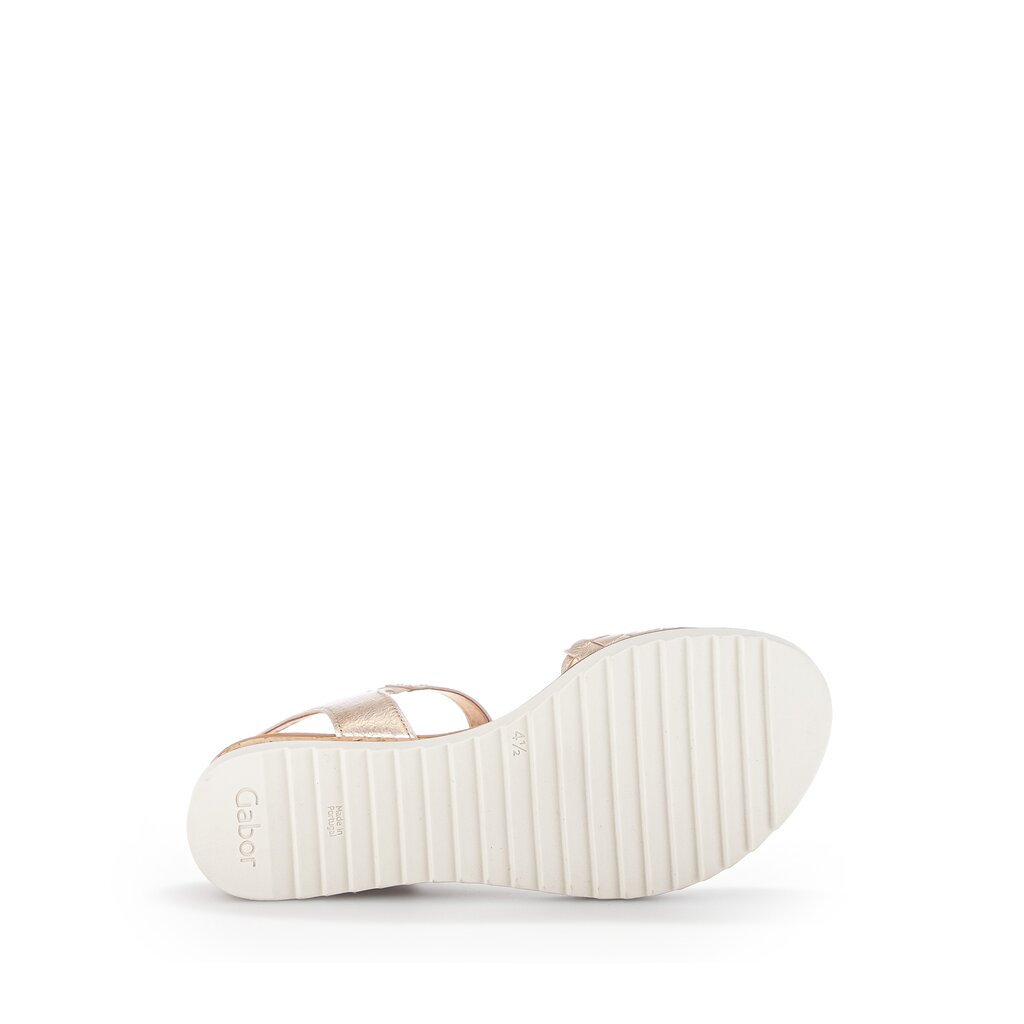 Gabor comfort Keilsandalette gold