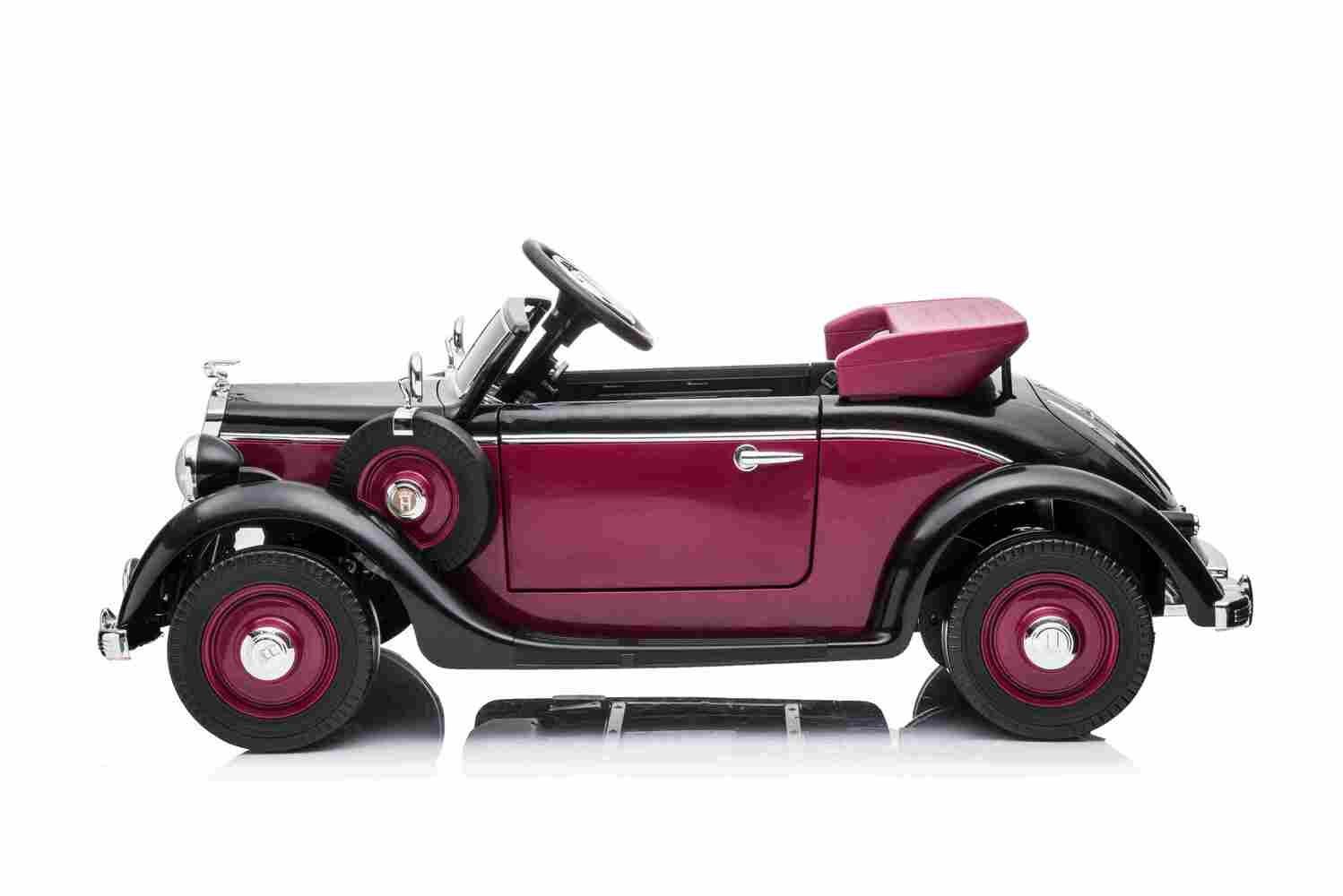 BoGi electric children's car Audi Horch children's vehicle 930V 2x120W vintage EVA 1xchild 1xadult