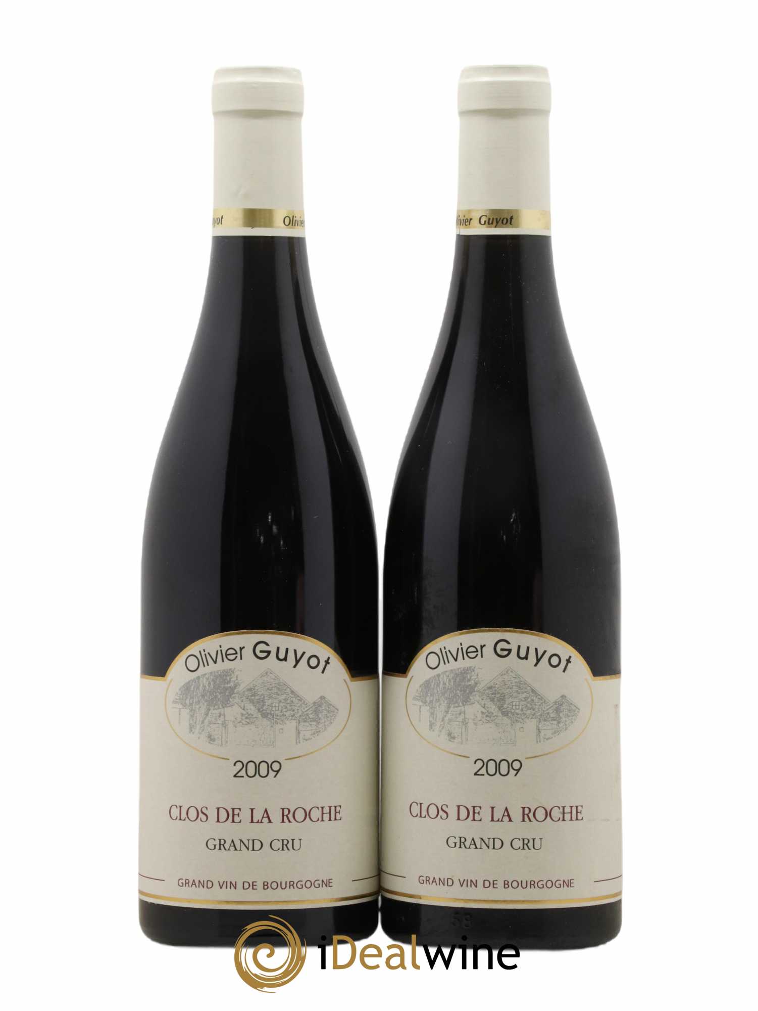 Clos de la Roche Grand Cru Olivier Guyot (Domaine de)  2009 - Lot de 2 Bouteilles