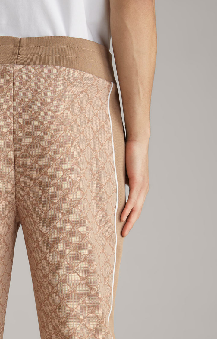 Cornflower-Joggpants Taylan in Beige gemustert