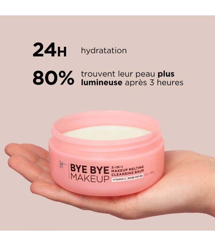 IT COSMETICS-BYE BYE MAKEUP™-Baume démaquillant fondant 3-en-1