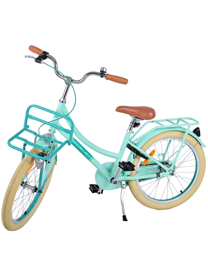 Volare Kinderfahrrad Excellent Fahrrad für Mädchen 20 Zoll Kinderrad in Grün 6 Jahre günstig kaufen onesize
