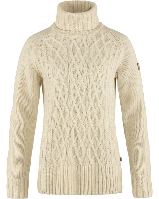 Fjällräven Damen Rollkragen-Pullover Cable Knit