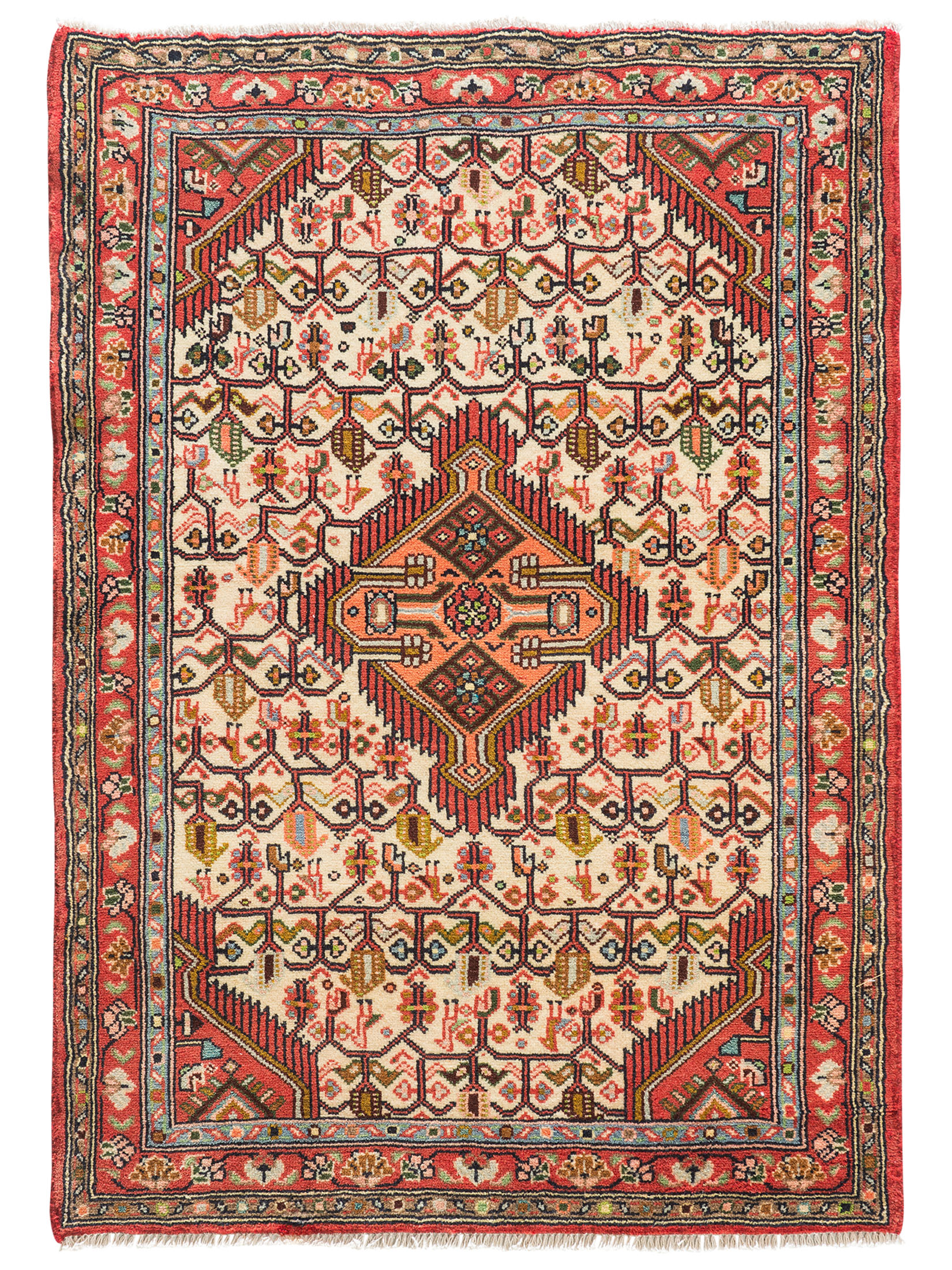 Tadjabad Hamadan ca. 84 x 117 cm, Unikat / Einzelstück