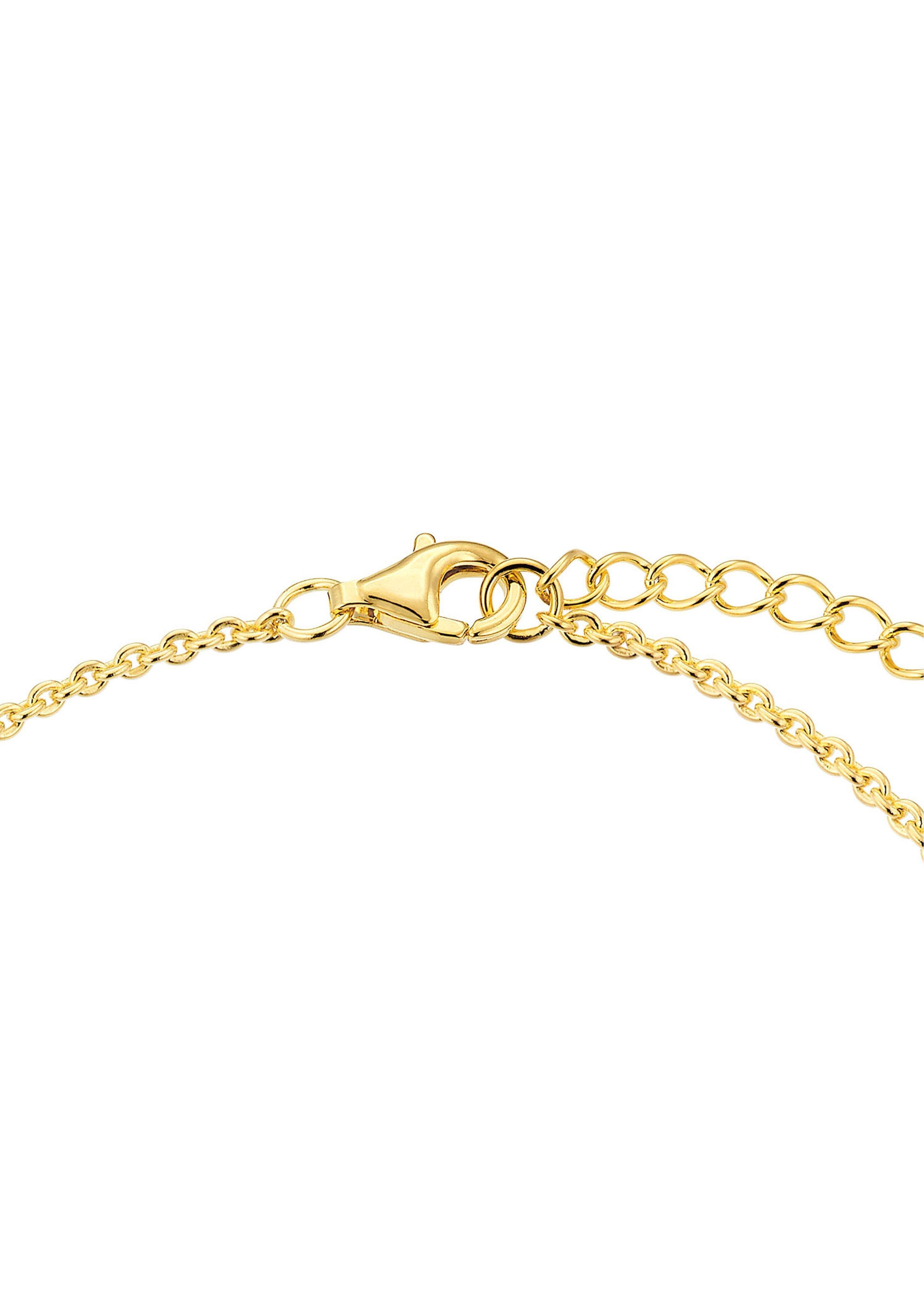 Vergoldetes Armband mit geschwungenem Anhänger  6009631-19E0