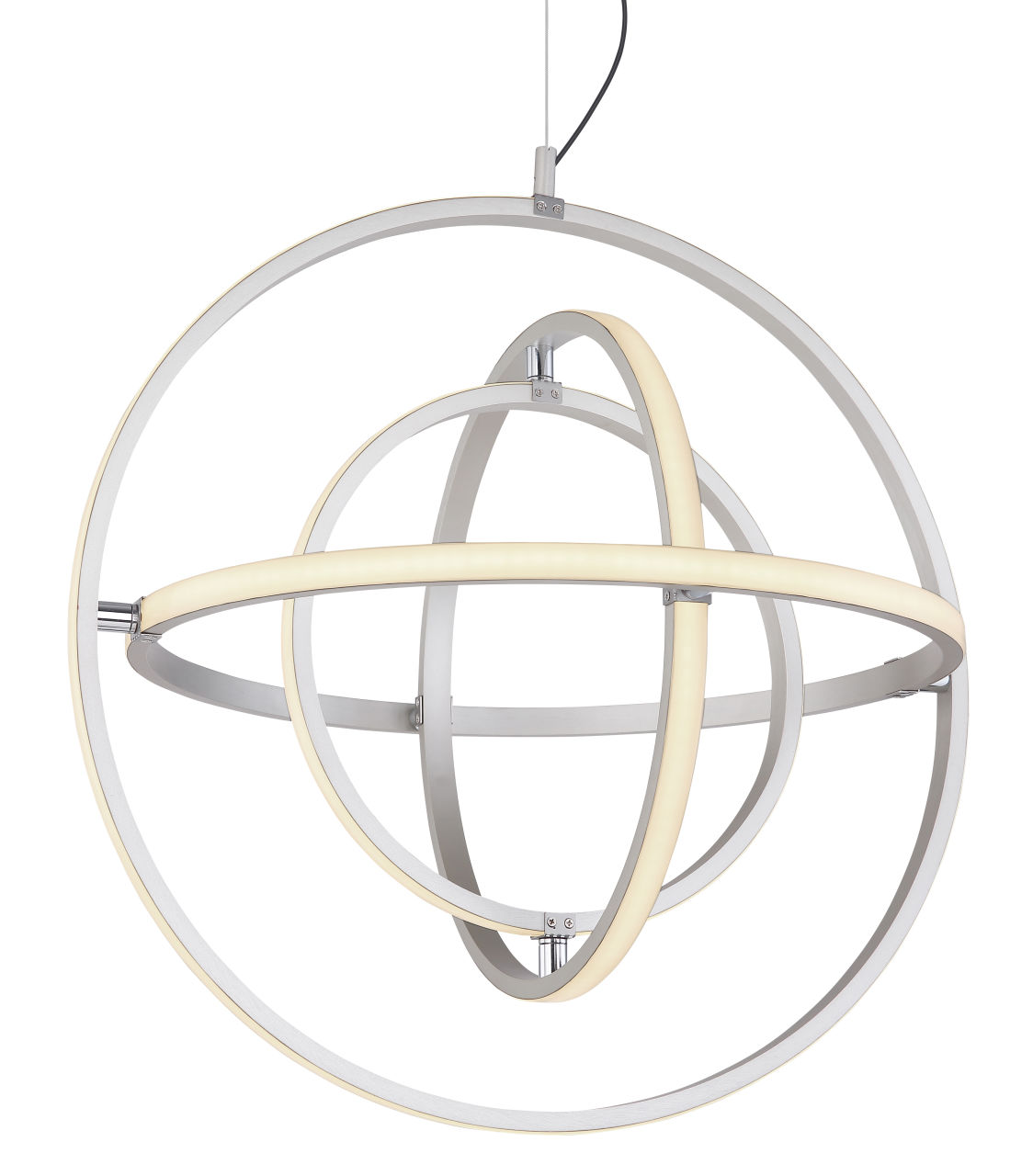 Globo Lighting - KURUS - Hängeleuchte Metall Nickel matt, LED