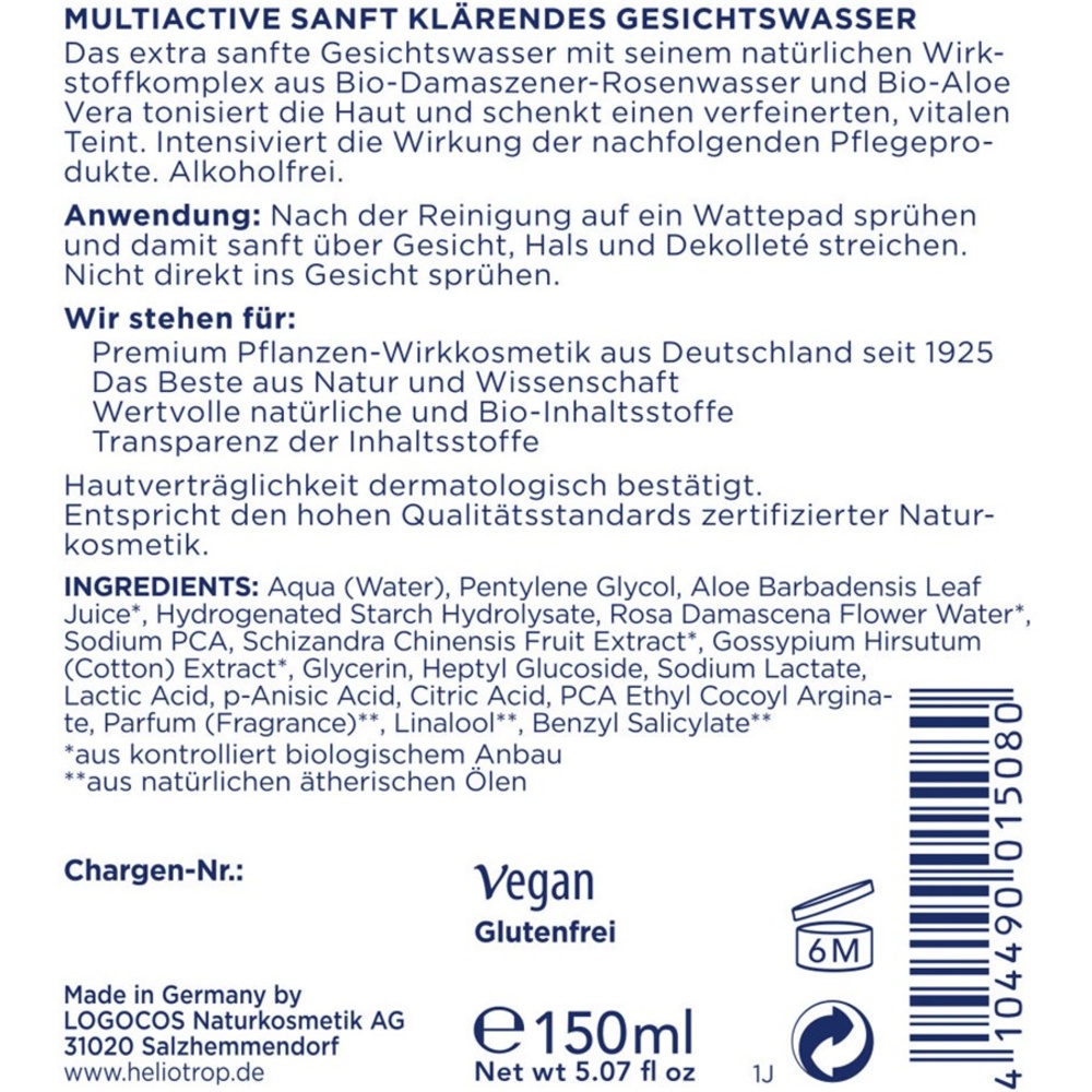 Heliotrop Eau pour le visage Lotion tonique