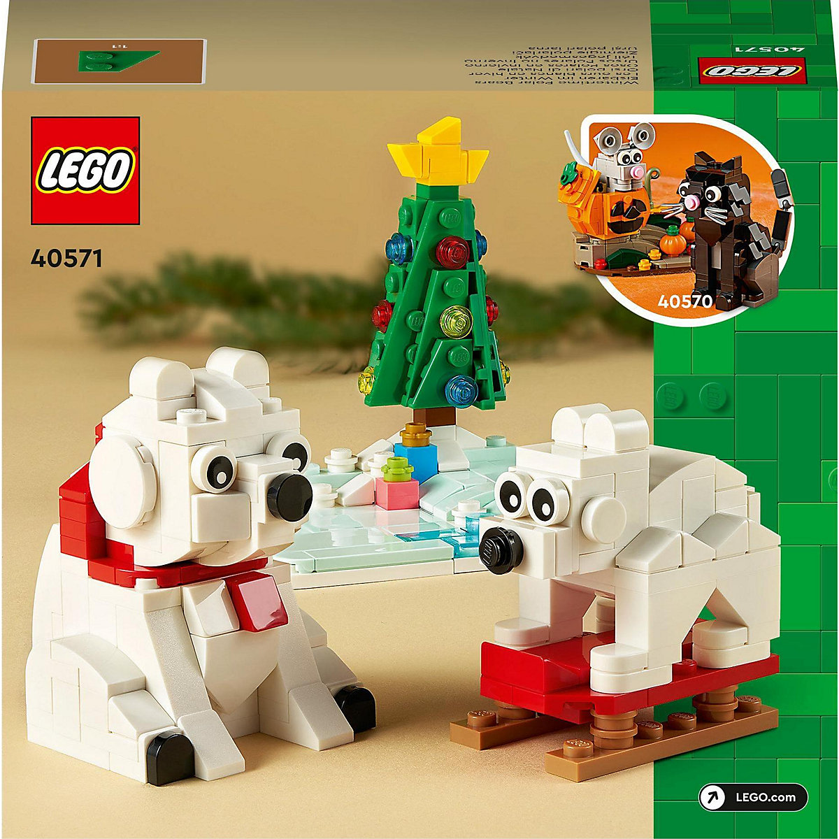 40571 Eisbären im Winter