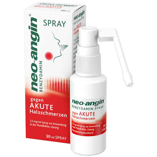 NEO-ANGIN Benzydamin Spray gegen akute Halsschmer.  30 ml  Spray