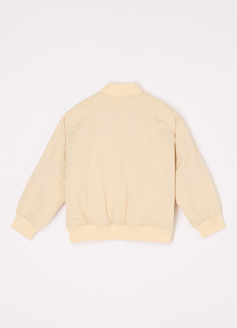 Blouson aviateur Tommy Hilfiger avec logo et imprimé au dos