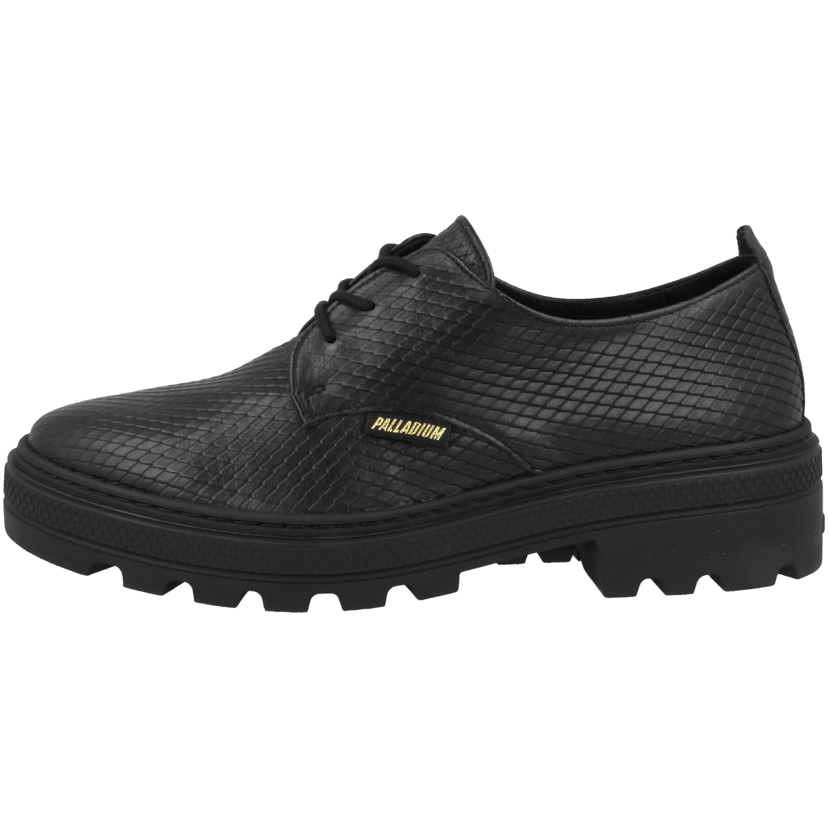 Palladium Pampa Cult Low EMB Schnürschuhe schwarz