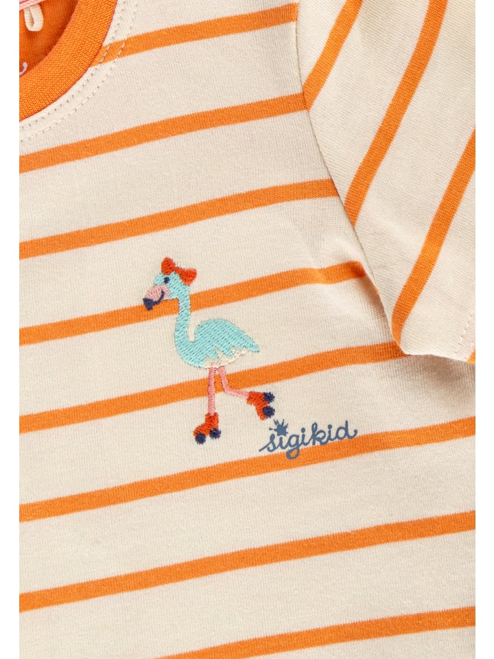 Sigikid T-Shirt Wild Flamingo in creme/orange günstig kaufen