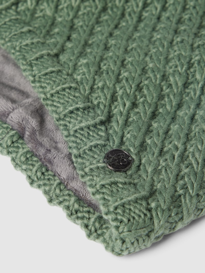 Schal mit Label-Detail in khaki