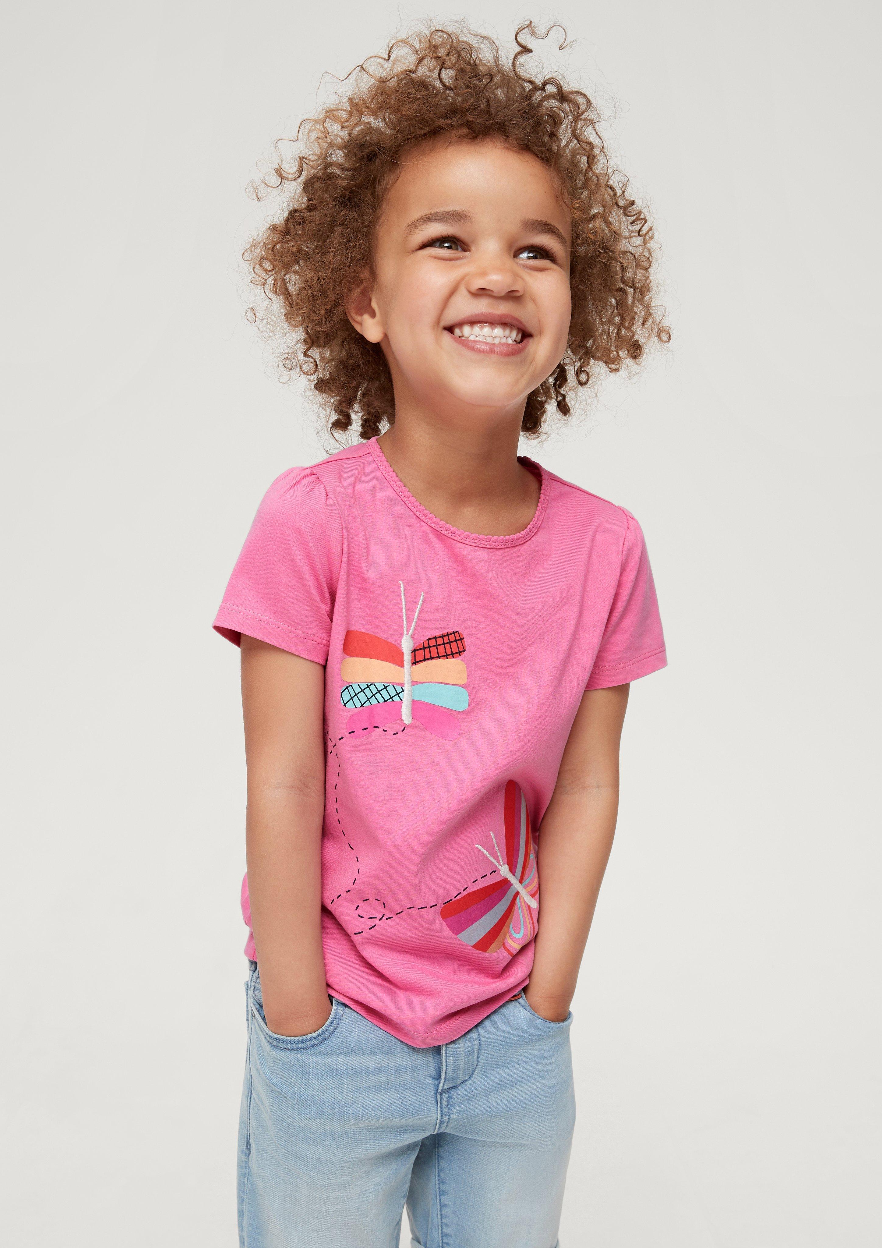 T-Shirt mit Glitzerprint  2130415-4419