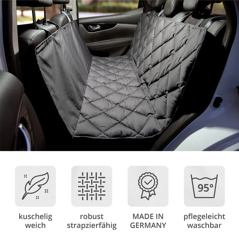 Doctor Bark Autozubehör Doctor Bark Pointer Autoschondecke Rückbank 3-Sitz L