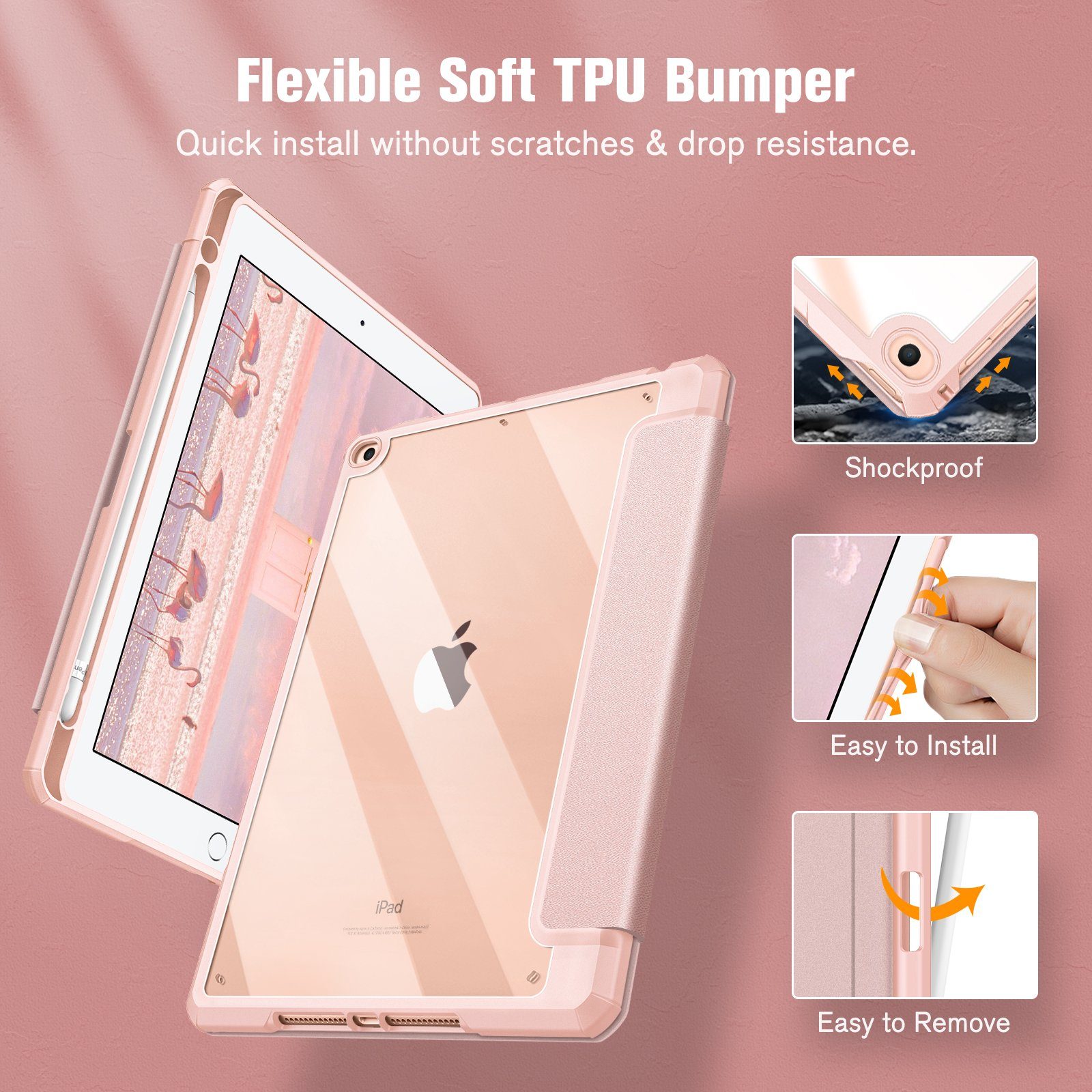 Fintie Tablet-Hülle für iPad 6. Gen 2018/ iPad 5. Gen 2017/ iPad Air 2/ iPad Air 9.7