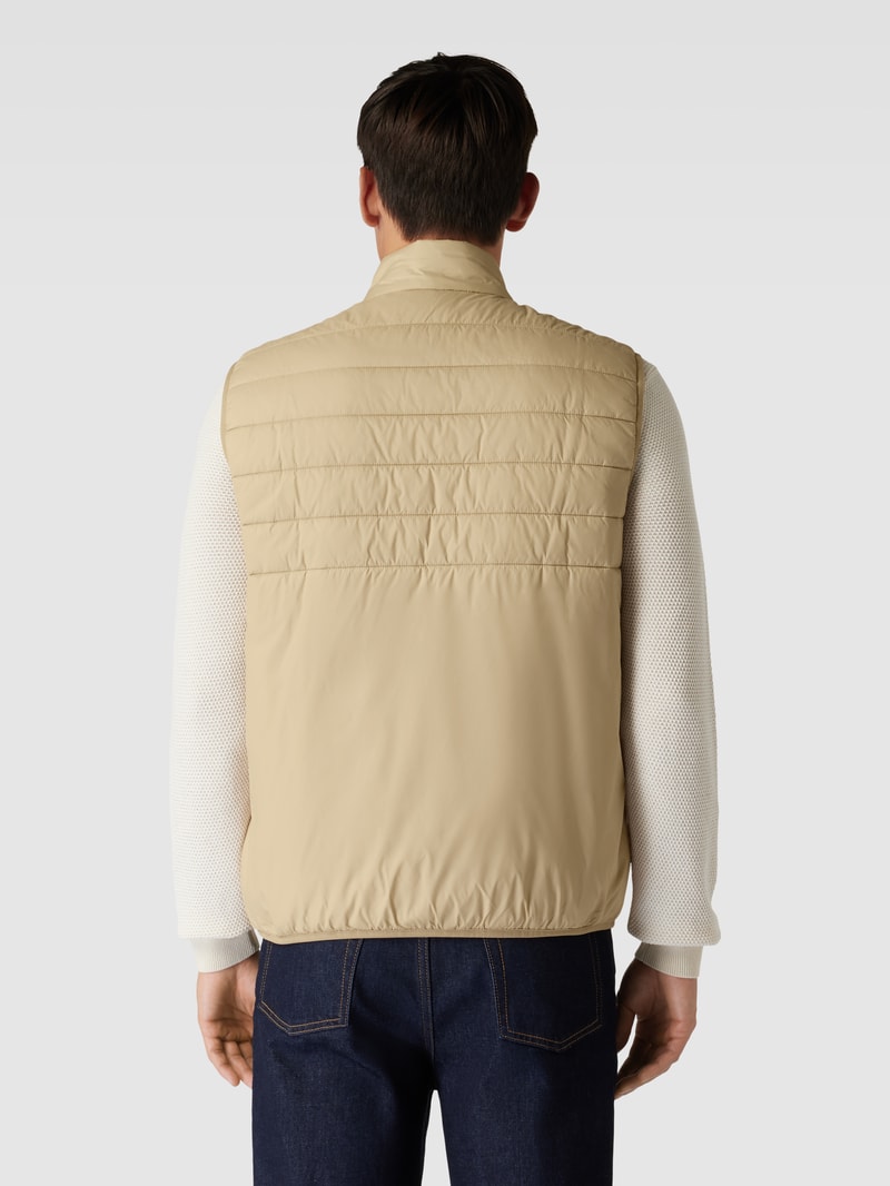 Steppweste mit Zweiwege-Reißverschluss Modell 'SHORELINE GILET' in weiß