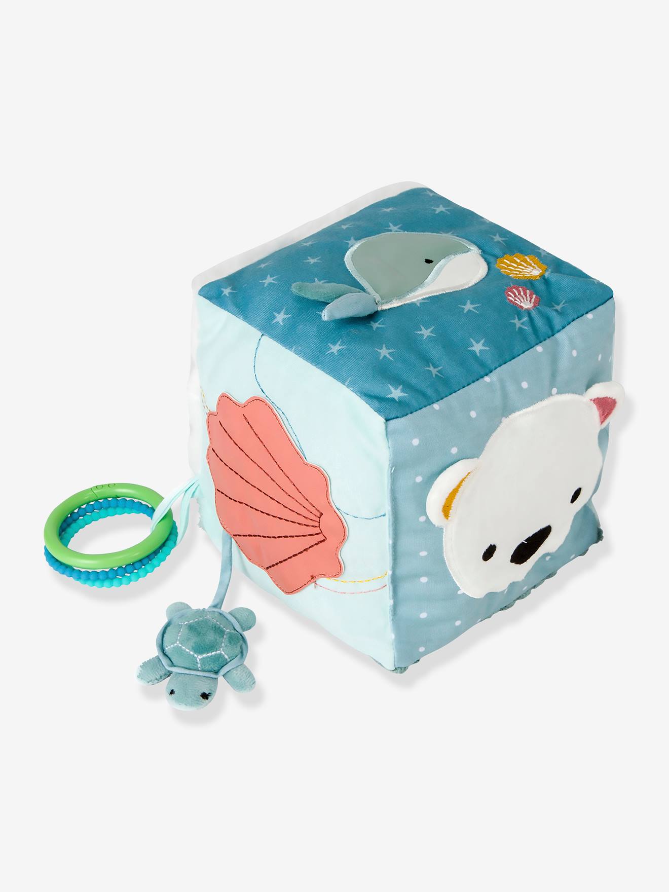 Großer Activity-Würfel OCEAN LITTLE BIG FRIENDS - blau