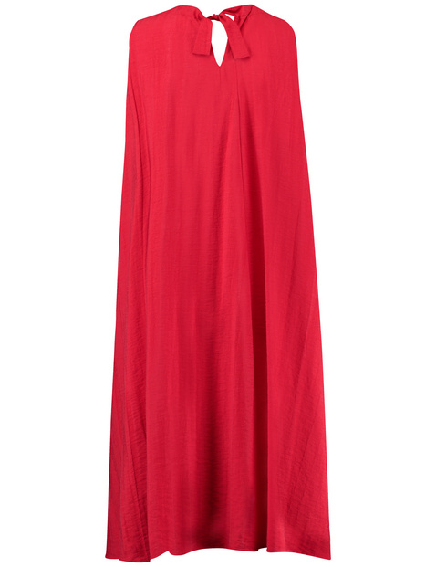 Ärmelloses Kleid mit Faltendetail
