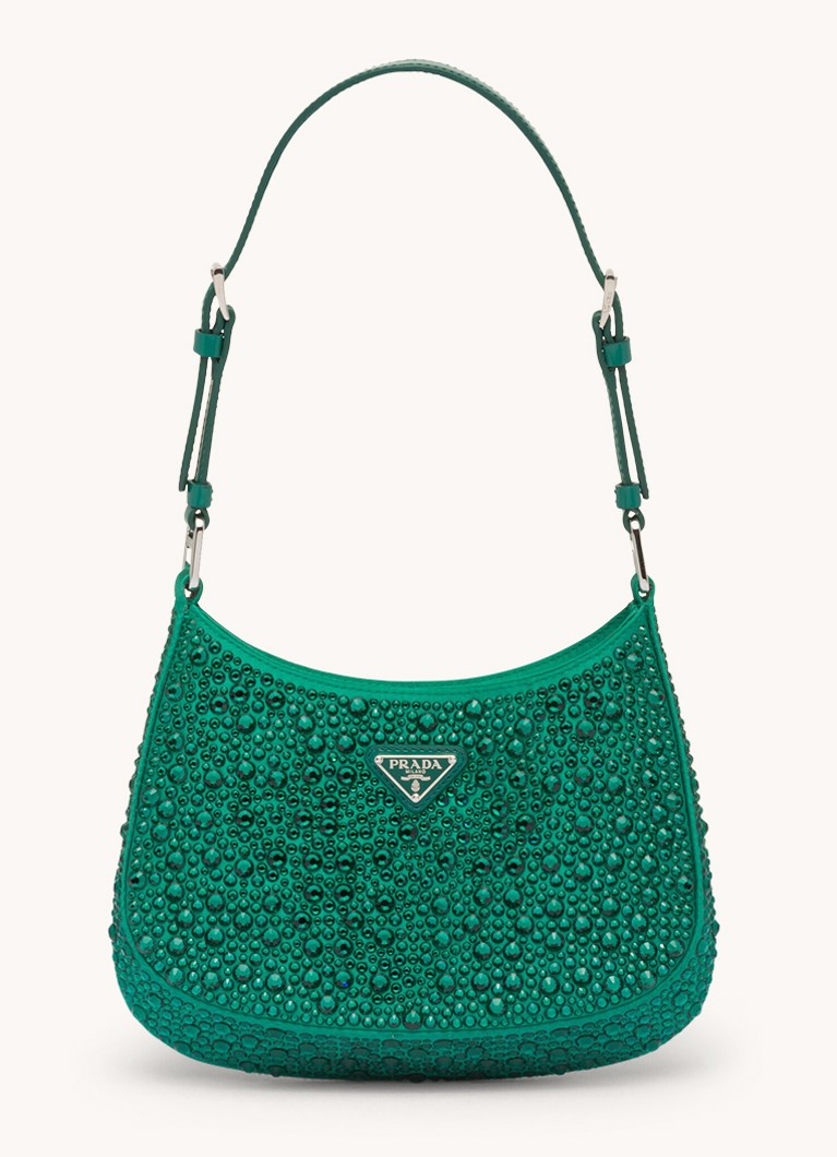 Prada Cleo satiini olkalaukku