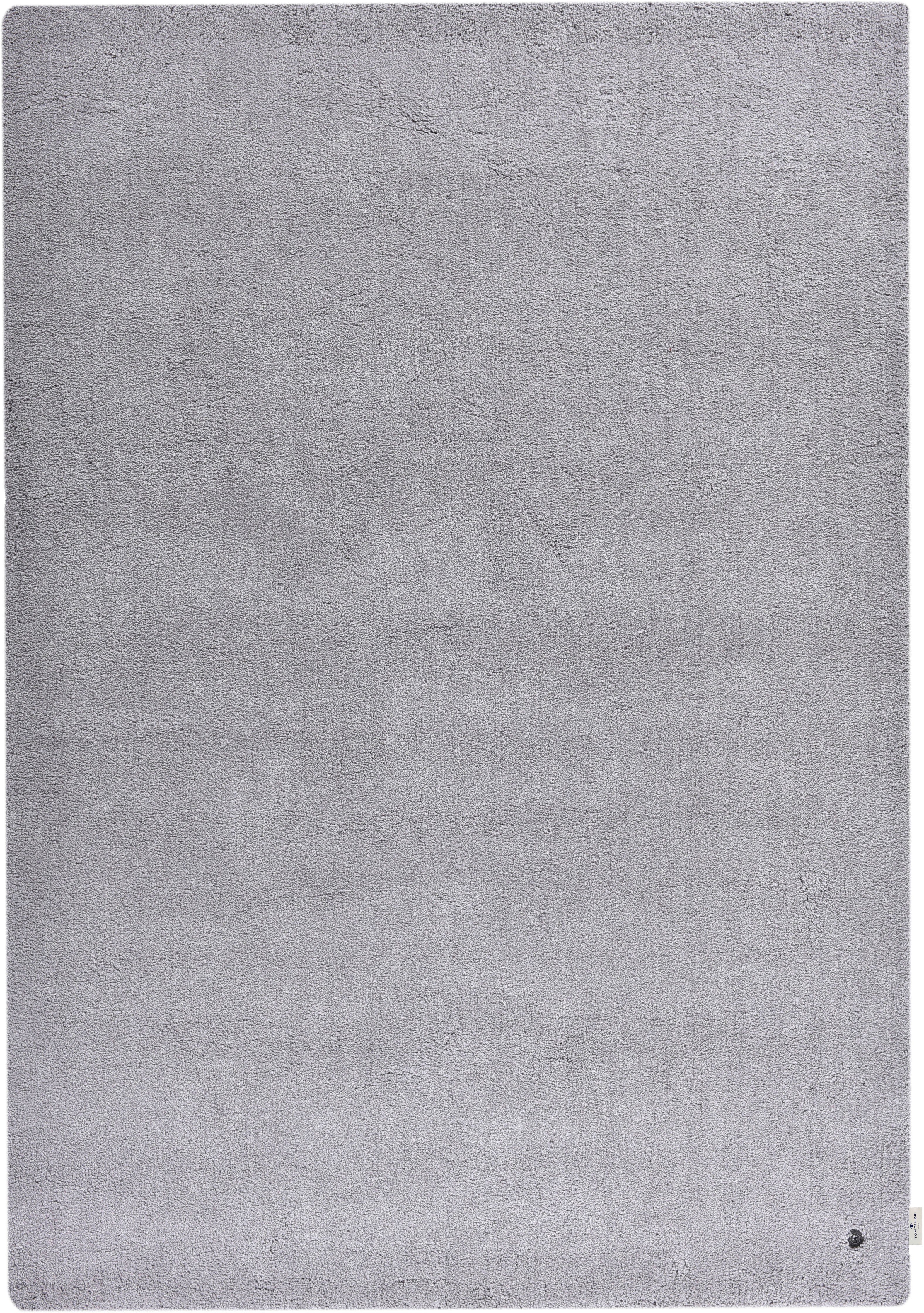 Hochflor-Teppich Shaggy Teppich Cozy, TOM TAILOR HOME, rechteckig, Höhe: 25 mm, Uni Farben, auch in Pastell Farben, ideal im Wohnzimmer & Schlafzimmer