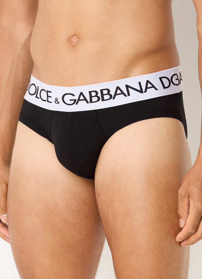 Slip Dolce & Gabbana avec bande logotée