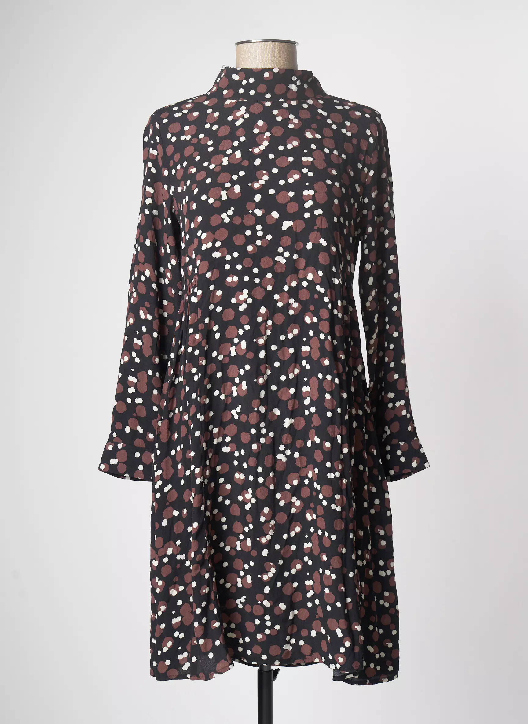 Tom Tailor Robes Mi Longues Femme couleur noir