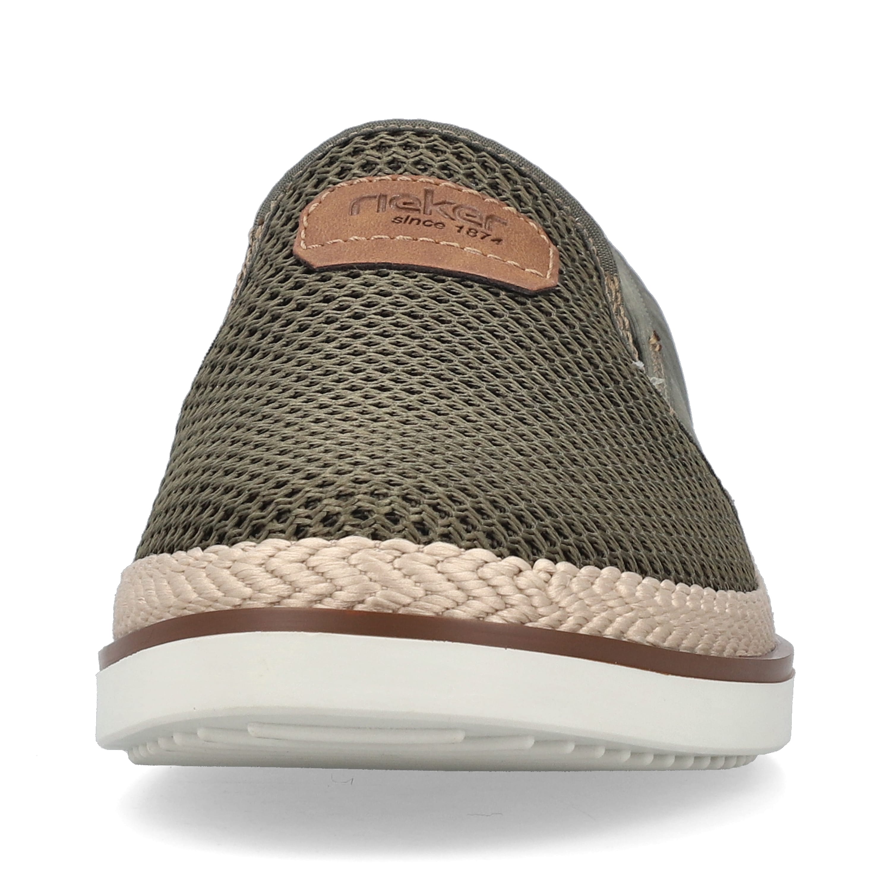 Rieker Herren Slipper khaki-grün