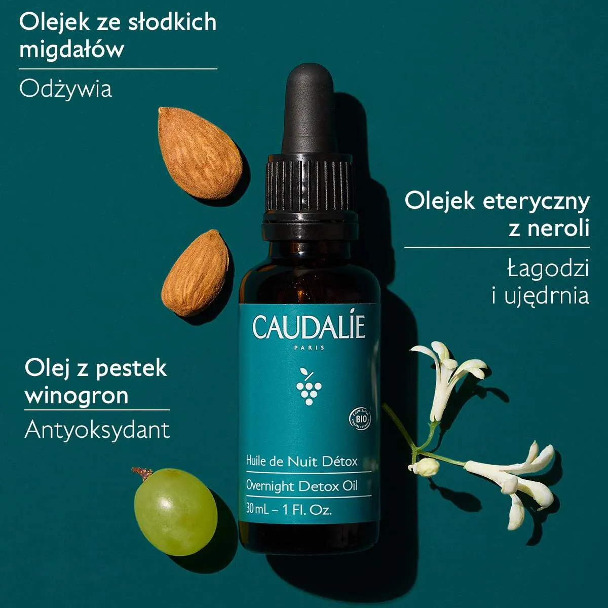 Caudalie Vinergetic C+ Λάδι Νύχτας Αποτοξίνωσης