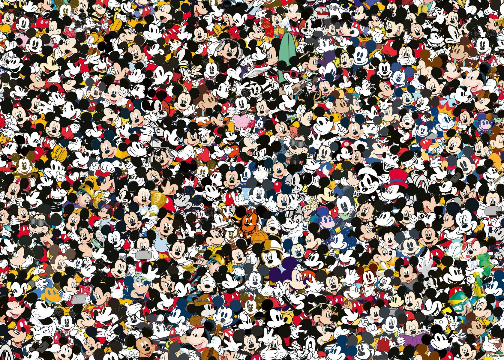 Ravensburger Puzzle Challenge, Mickey, 1000 Puzzleteile, FSC® - schützt Wald - weltweit; Made in Germany
