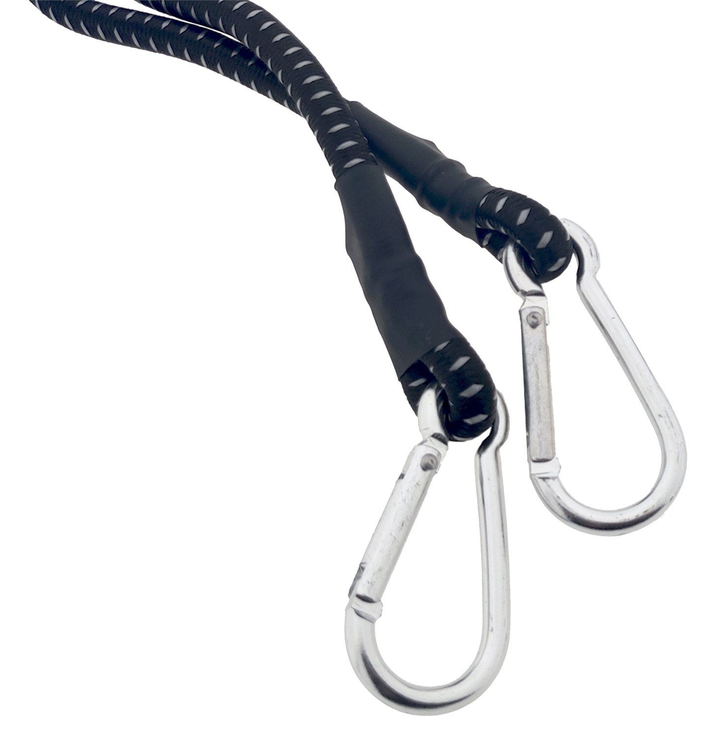 HundB Fixierpflaster Gepäckspanner 1,5 m x 8 mm, mit Karabinerhaken Gepäckspanner Planenspa