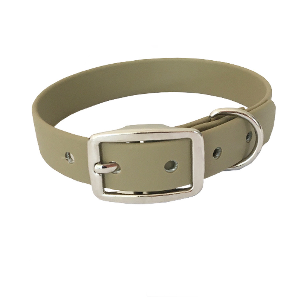 bio-leine Hundehalsbänder bio-leine 21-30cm HU Biothane Halsband beige 46 cm, 56 cm
