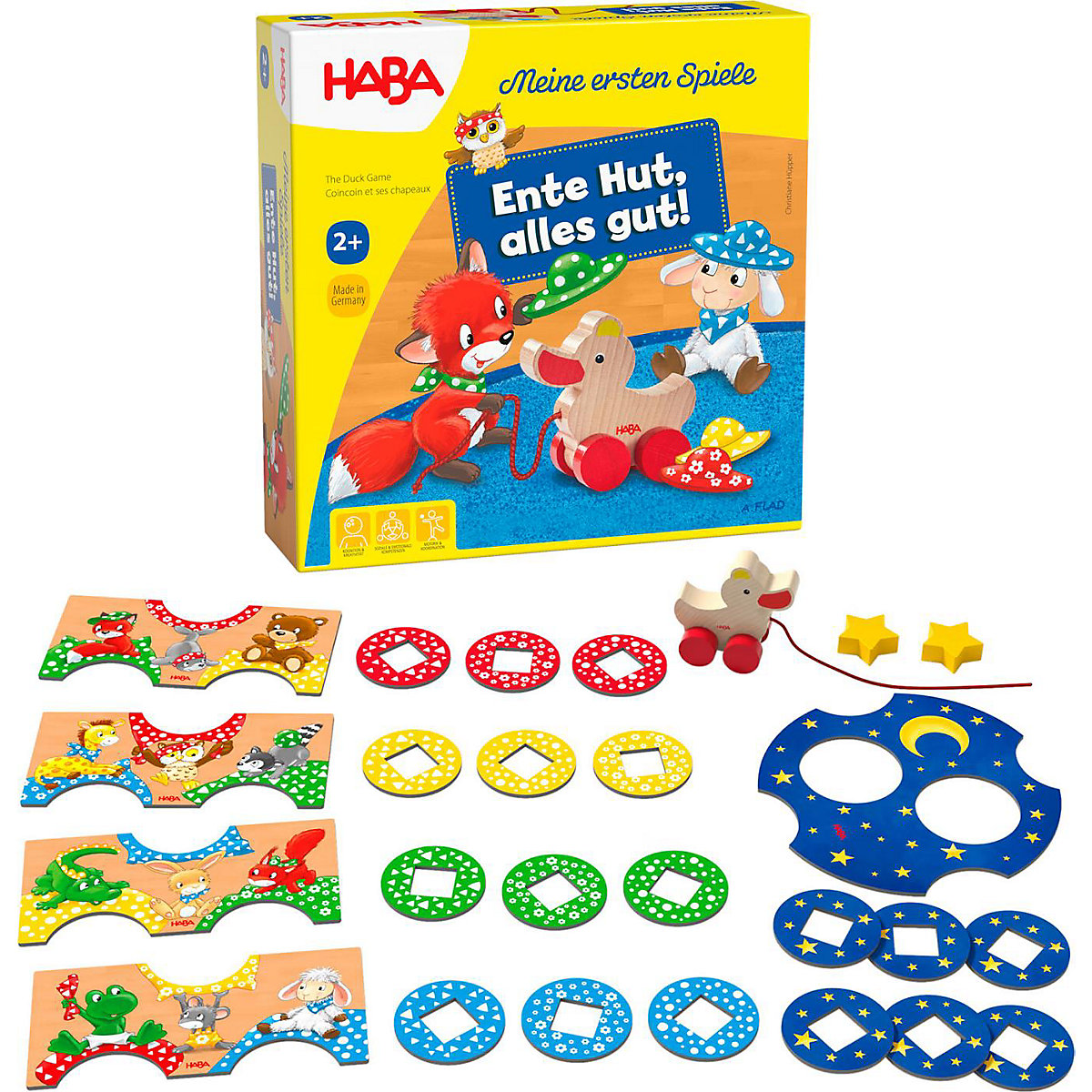 HABA Meine ersten Spiele Ente Hut, alles gut!