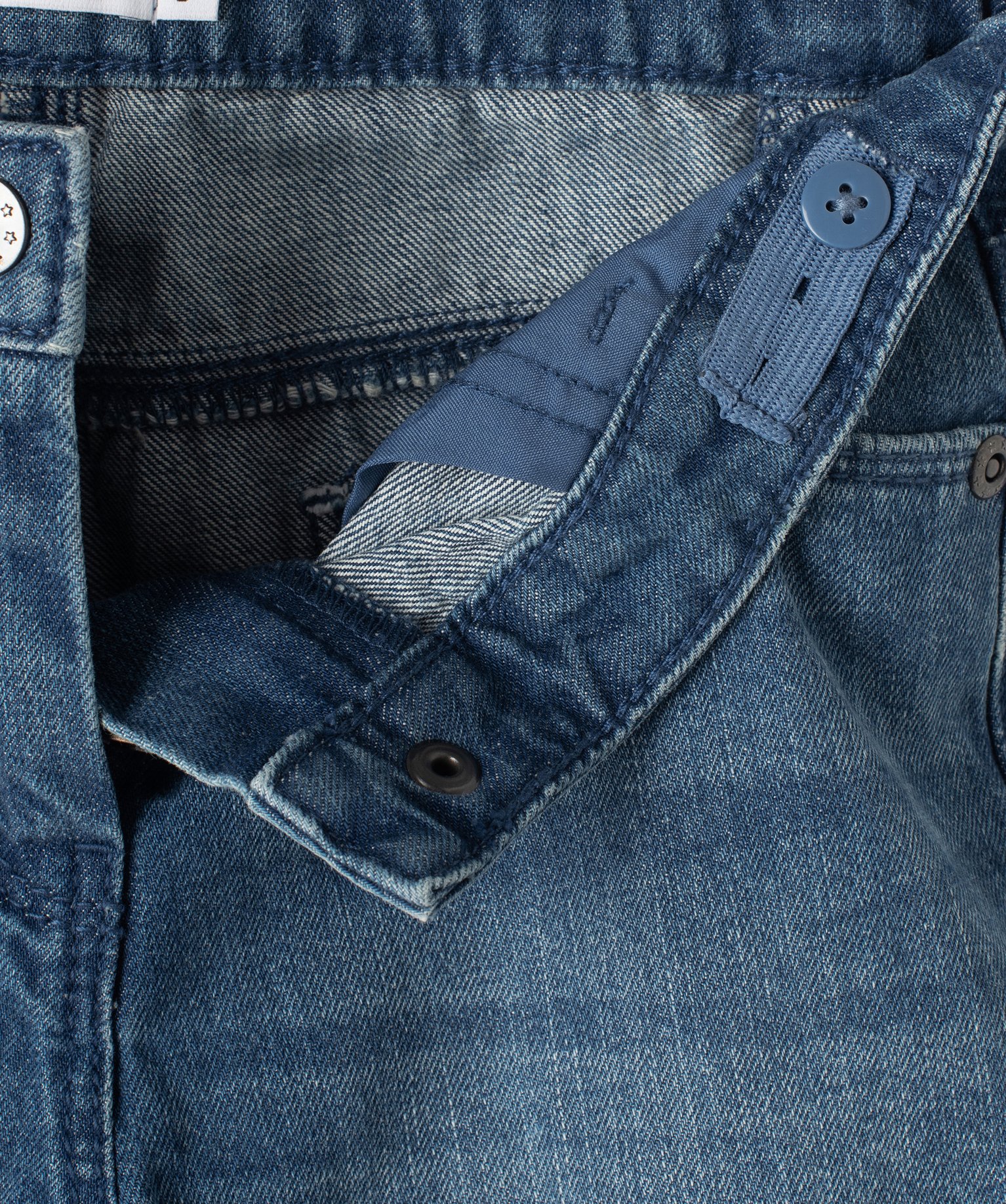 Short fille en jean avec finitions dentelle denim | GEMO