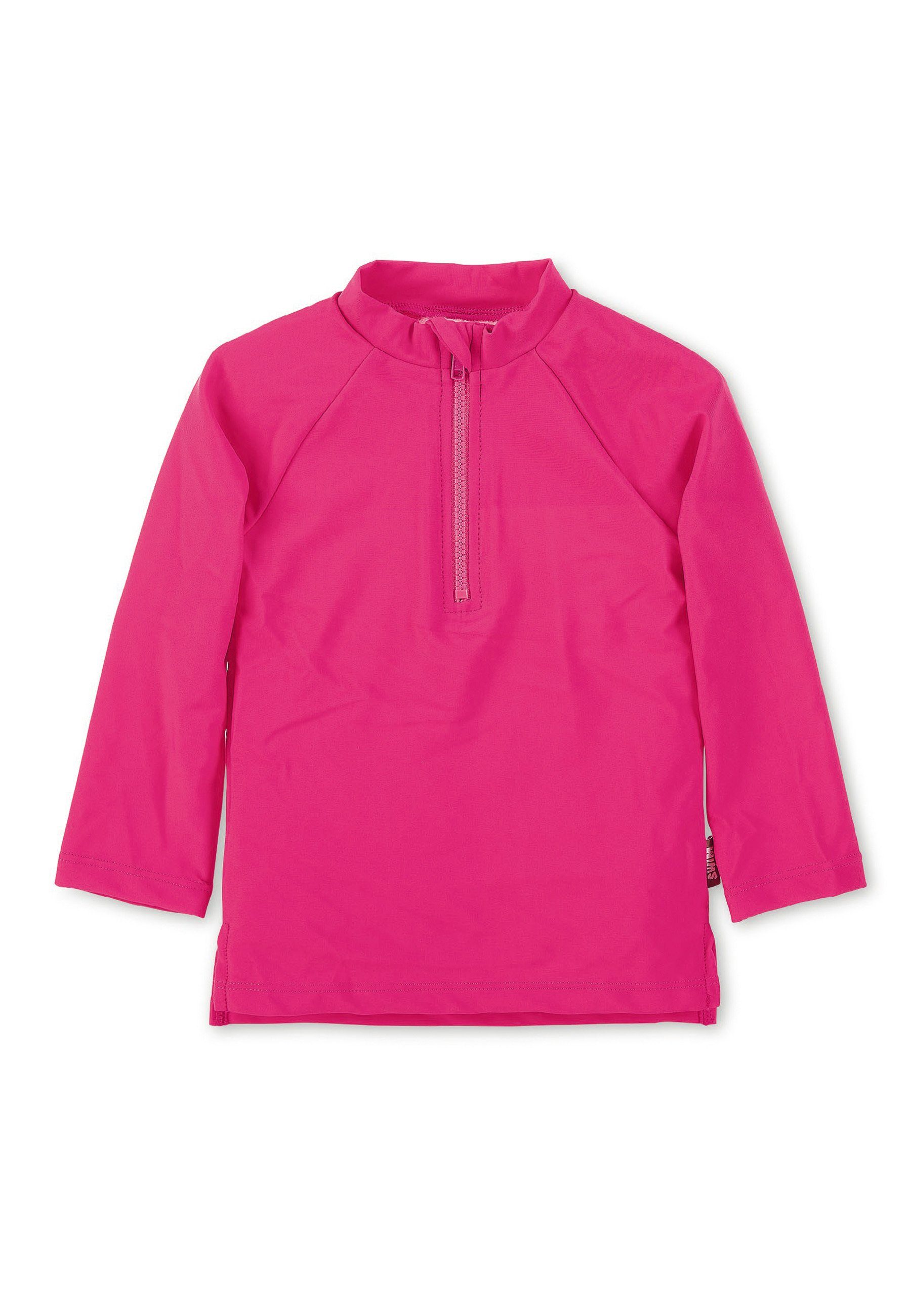 Sterntaler® Badeanzug Langarm-Schwimmshirt uni Schwimmshirt Kinder - Schwimmshirt Babys, Langarm-Schwimmshirt uni in Blau, Marine, Magenta - Baby Schwimm Shirt, UV-Badeshirt 50+ mit langem Arm und Reißverschluss mit Kinnschutz - Kinder Schwimm ShirtU