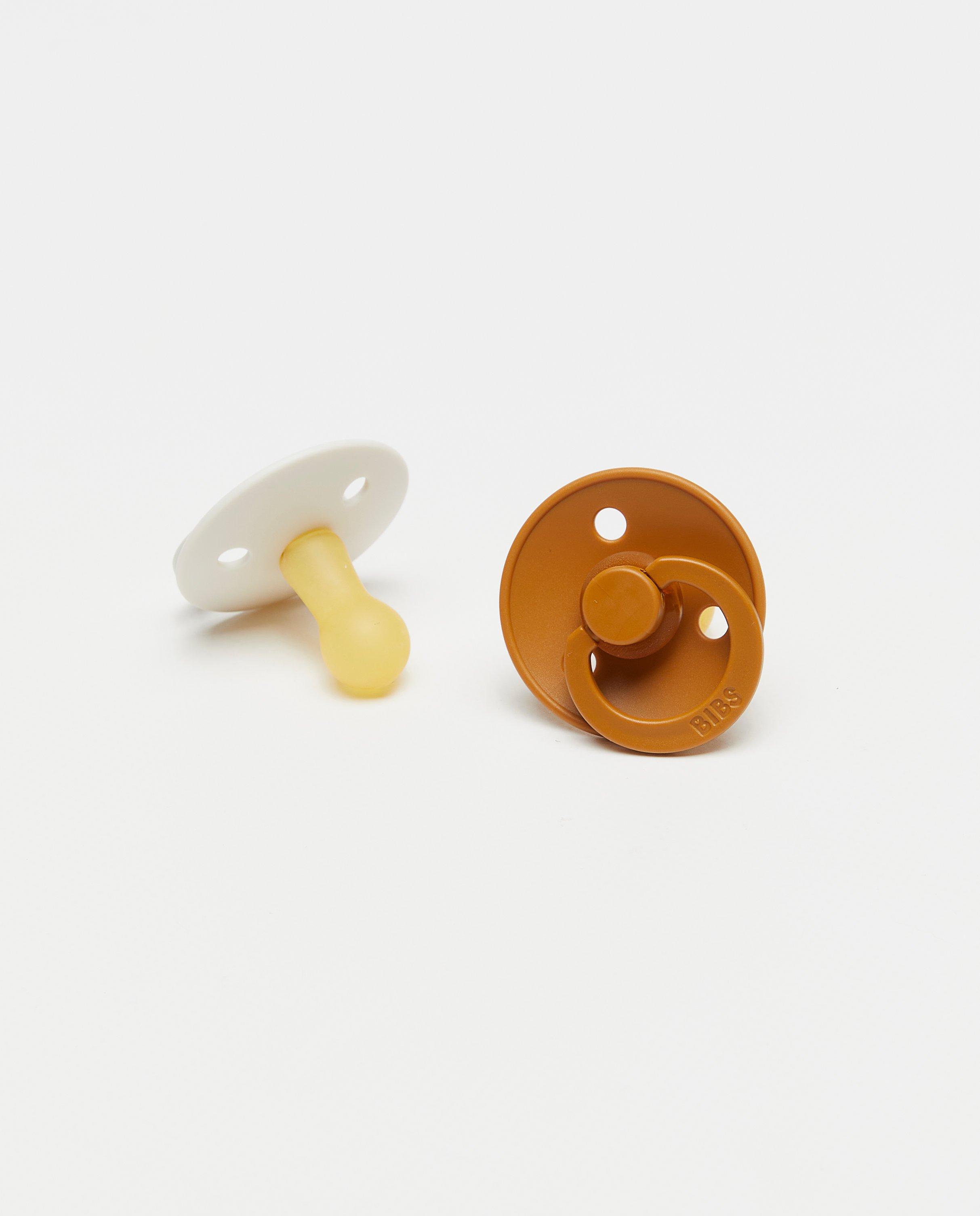 Set de 2 suzete Bibs, 6-18 luni maro