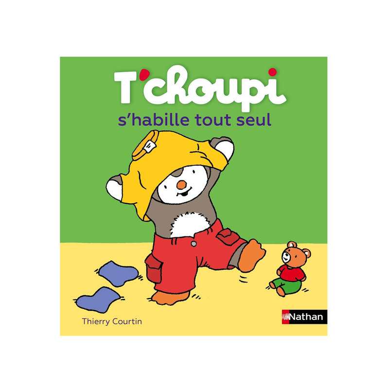 Livre T'choupi s'habille tout seul - Nathan Jeunesse