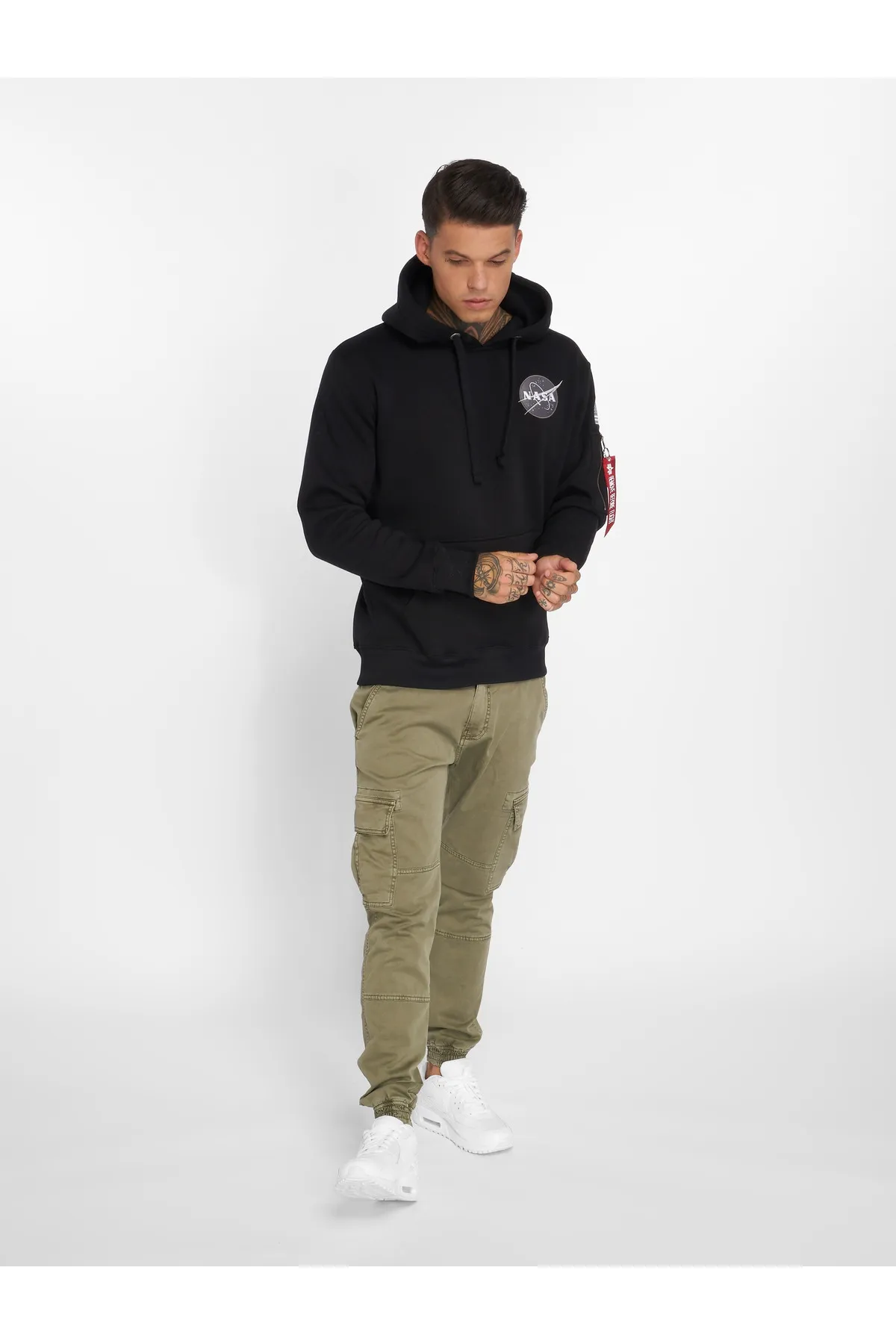 Alpha Industries  Sweatshirt - Schwarz - Regular Fit