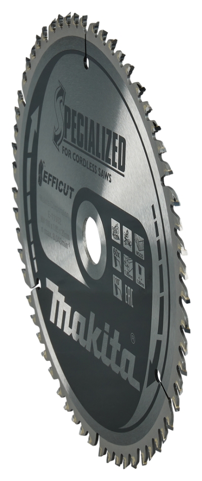 Makita Accessories E-11190 Λάμα πριονιού ξύλου με φαλτσοκοπτική ικανότητα 190x20x1.85 60T 10g