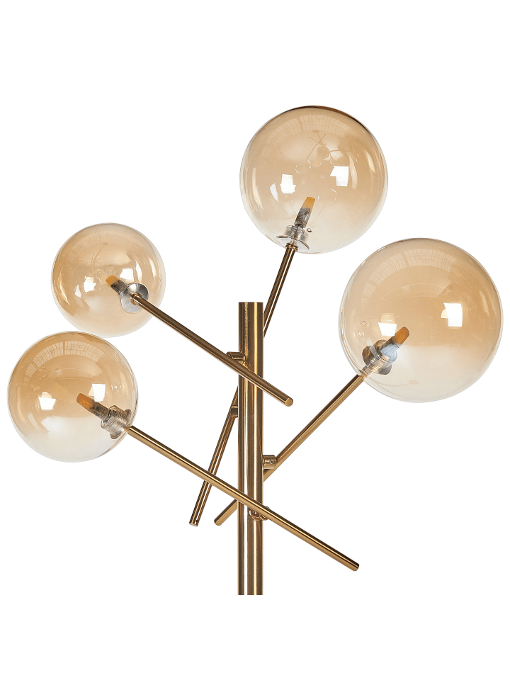 Beliani Stehleuchten TAMESI in Gold - (W) 50 x (H) 170 x (L) 30 cm günstig kaufen onesize