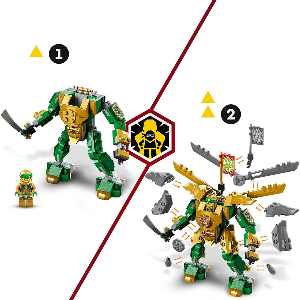 LEGO® Ninjago 71781 Lloyds Mech-Duell EVO