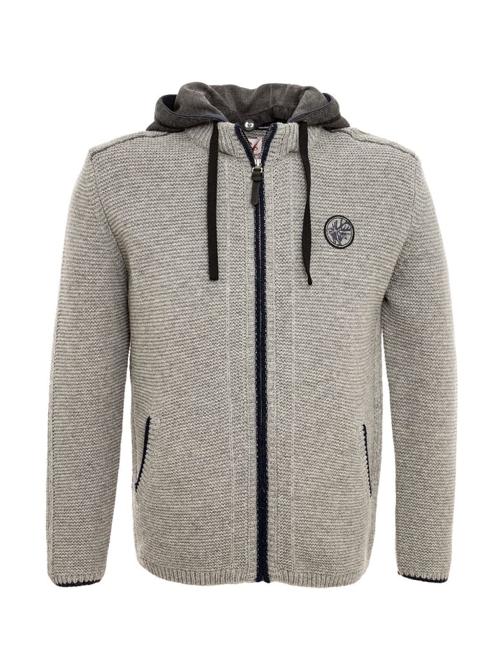 Spieth & Wensky Strickjacke ECHO in grau günstig kaufen