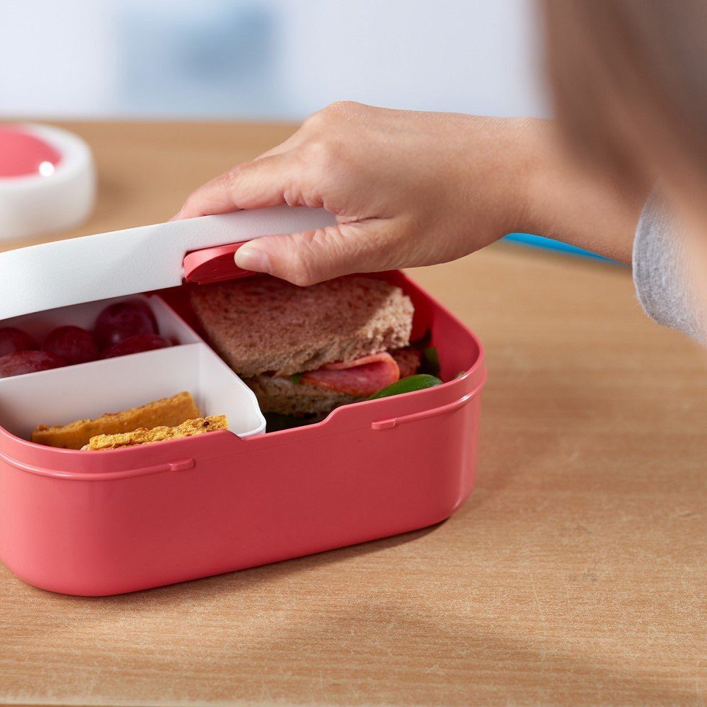 Mepal Lunchbox Mepal Campus Brotdose - inkl. Bentoeinsatz und Gabel, (3-er Set), variabel durch Bento Einsatz