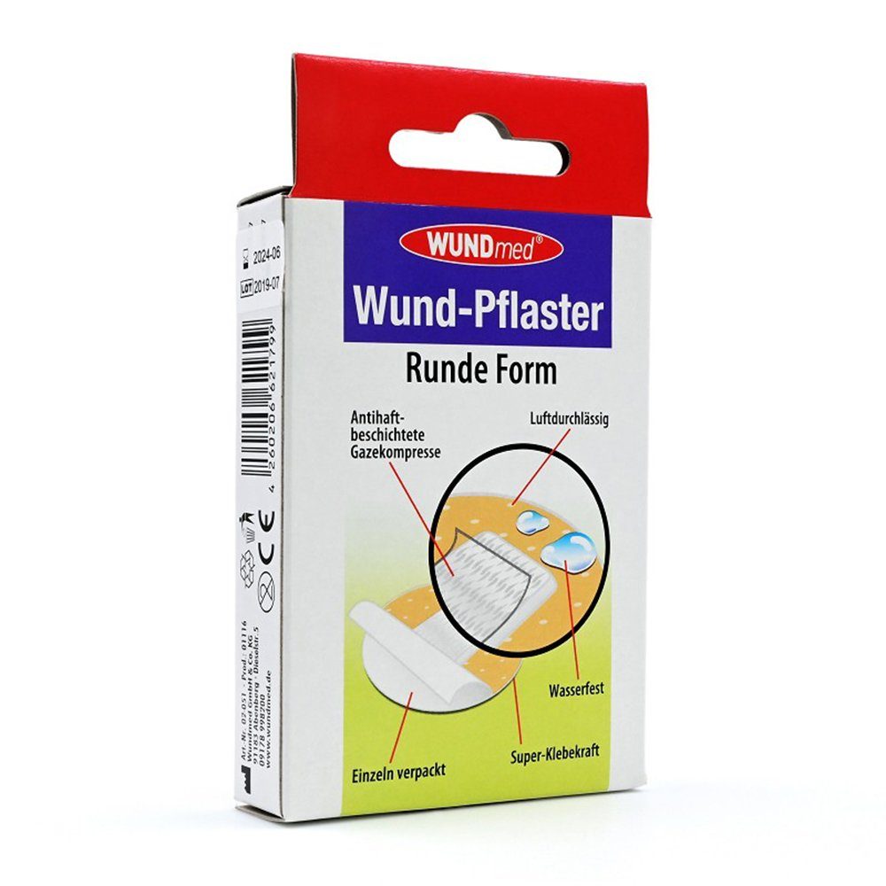 Axisis GmbH Pflaster WUNDPFLASTER 2,5 cm rund, 20 St (20 St)