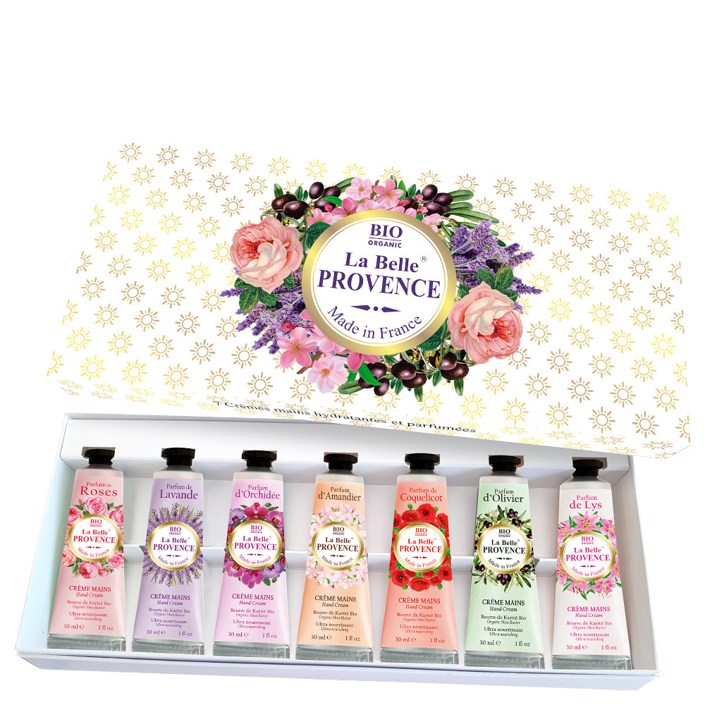 La savonnerie de nyons Coffret de 7 Crèmes Mains 30ml Coffret crème mains
