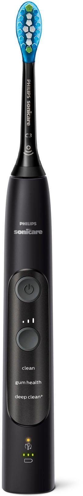 Philips Sonicare Elektrische Zahnbürste ExpertClean 7300 HX9601/02, Aufsteckbürsten: 2 St., mit Schalltechnologie