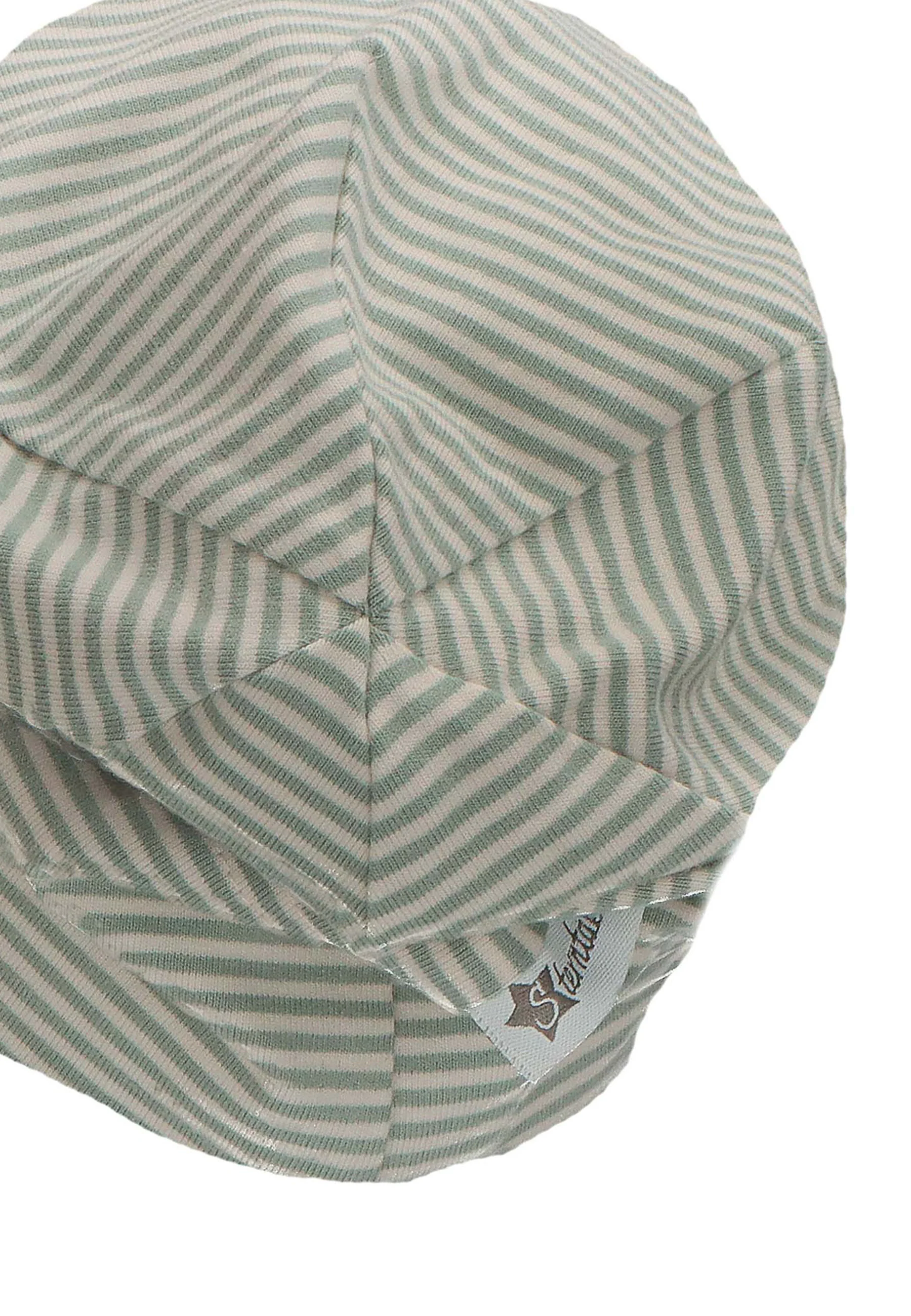 GOTS Slouch-Beanie aus Jersey (Bio) mit Ringel