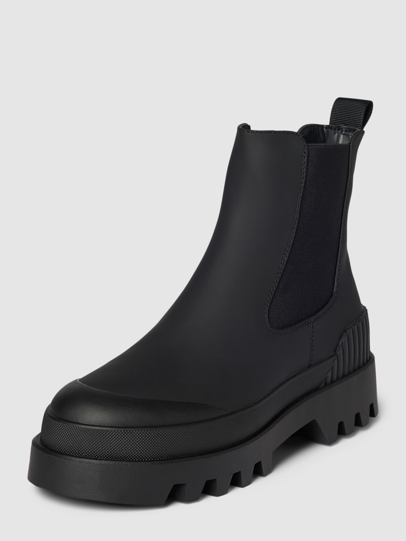 Chelsea Boots mit profilierter Sohle Modell 'BUZZ' in schwarz