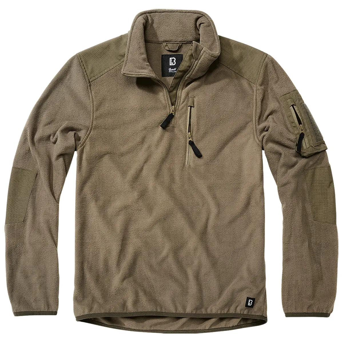 Brandit Fleece Troyer Ripstop oliv